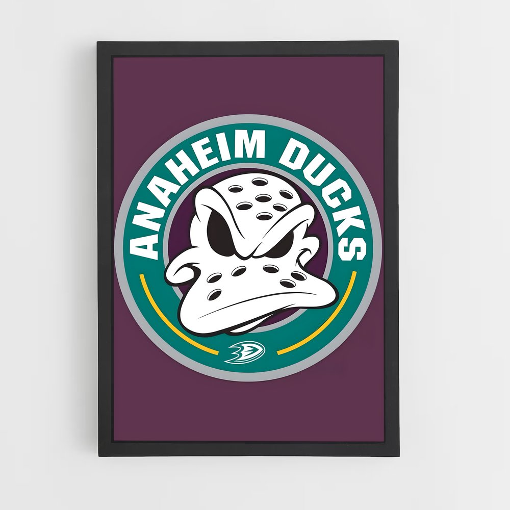Poster Boston Ducks – affiche Hockey sur glace (vue 2)